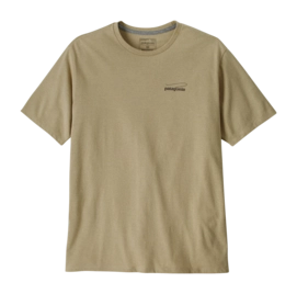 T-Shirt Patagonia Men Casting Logo Responsibili-Tee Pumice