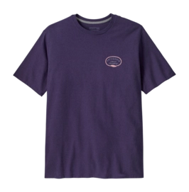 T-Shirt Patagonia Men Clean Climb Roots Responsibili-Tee Plummet Purple