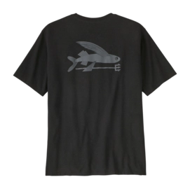 T-Shirt Patagonia Men Flying Fish Responsibili-Tee Ink Black