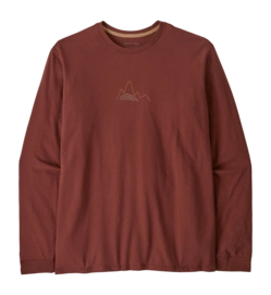 T-Shirt Patagonia Men L/S Berm Logo Responsibili-Tee Dried Vanilla