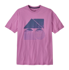 T-Shirt Patagonia Women Oversized Driftways Organic Brisk Purple