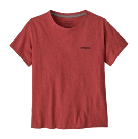T-Shirt Patagonia Women P-6 Logo Responsibili-Tee Potters Red
