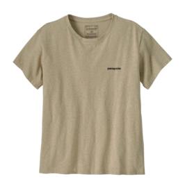 T-Shirt Patagonia Women P-6 Logo Responsibili-Tee Pumice