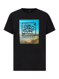 T-Shirt Protest Boys Prtpeter True Black 25