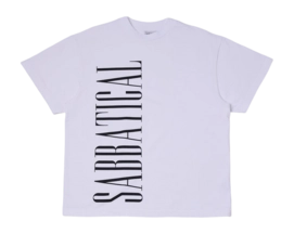 T-Shirt Sabbatical Vintage Unisex Logo White Black