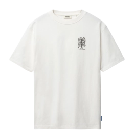 T-Shirt Shiwi Men FINN Coral Grid White