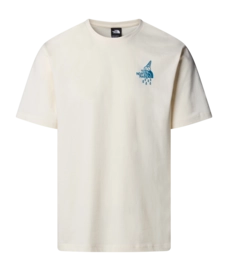 T-Shirt The North Face Men U Powder Days Relaxed S/S Tee-Graphic White Dune