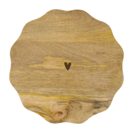Taartplateau Zusss Hout Hartje Naturel