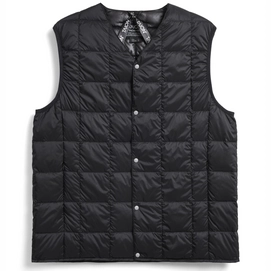 Vest Taion Men V Neck Button Down Cire.Black