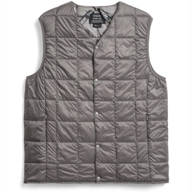 Veste Taion Homme Col V Button Down Grey-XL