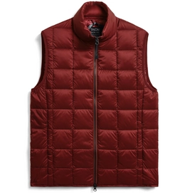 Vest Taion Unisex Hi Neck W-Zip Down Burgundy