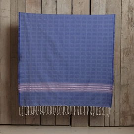 Fouta Talazzio Call it Denim Blue/ Pink
