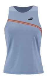 Tanktop Babolat Women Play Forever Blue Tank Top Nauwsluitend