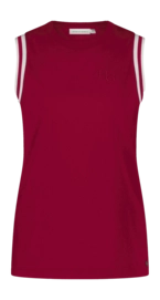 Tanktop House of Gravity Women Active Stripe Deep Ruby Red