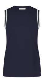 Tanktop House of Gravity Women Active Stripe Tank Deep Blue X White