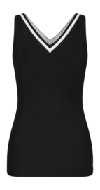 Tanktop House of Gravity Women Contrast Black Sapphire X White Topaz