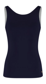 Tanktop House of Gravity Women Cross Tank Top Deep Blue Moonstone