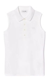 Tanktop Lacoste Women PF5445 Slim Fit Stretch Polo White