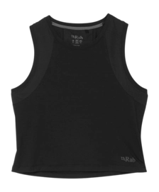 Tanktop Rab Women Rivelin Crop Tank Black Regular Fit
