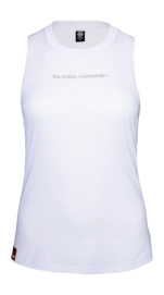 Tanktop The Indian Maharadja Women Sleeveless Jacquard Top Bright White