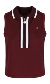 Tanktop Vieux Jeu Women Josephine Top Burgundy Regular Fit