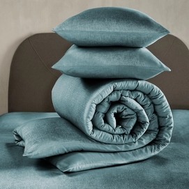 Dekbedovertrek De Witte Lietaer Tarbot Pagoda Blue Flanel