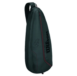 Tennis Bag Wilson Fed Team Super Sling Black Red