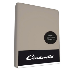 Hoeslaken Cinderella Taupe (Velours)