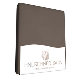 Satijnen Hoeslaken Refined Taupe