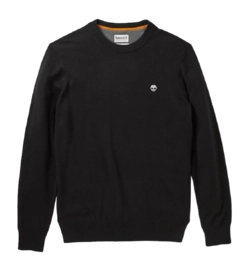 Pull Timberland Homme Williams River Cotton Crewneck Sweater Black-XXL