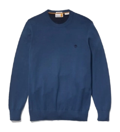 Trui Timberland Men Williams River Cotton Crewneck Sweater Dark Denim-XXL
