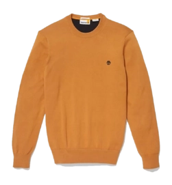 Pull Timberland Hommes Williams River Cotton Crewneck Sweater Wheat Boot-S