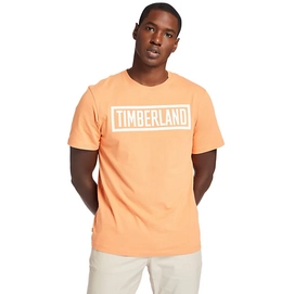 T-Shirt Timberland Men Mink Brook Logo Copper Tan