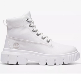 Timberland Women Greyfield Fabric Boot White Canvas