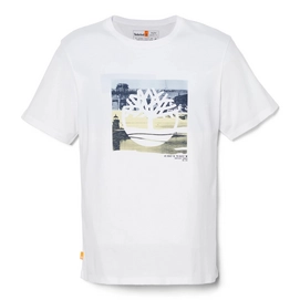 T-Shirt Timberland Men SS Coast Graphic Tee White-M