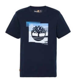 T-Shirt Timberland Men SS Coast Graphic Tee Dark Sapphire-M