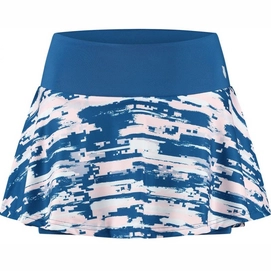 Tennisrock K-Swiss Hypercourt Print Skirt Classic Blue Damen