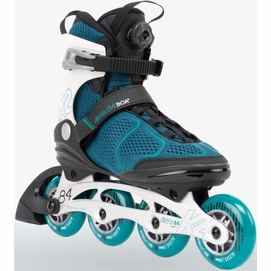 Rollers K2 Alexis 84 BOA Teal White-Taille 39