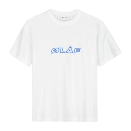 T-Shirt Olaf Men Italic Optical White-XS