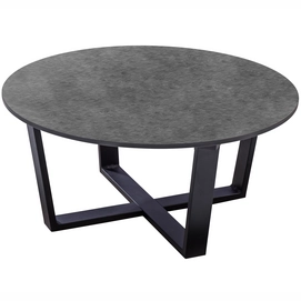 Table d'Appoint Yoi Teeburu Black Concrete 75 x 35 cm