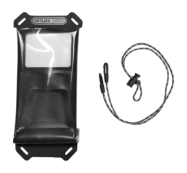 Telefoonhoes Ortlieb Safe It M Black Transparent