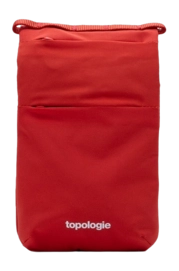 Telefoontas Topologie Wares Bags Phone Sacoche Topologie Red Tech Sateen