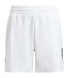 Tennisbroek Adidas Boys Club 3-Stripe White Regular Fit