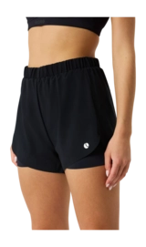 Tennisbroek Björn Borg Women Ace 2 In 1 Black Beauty