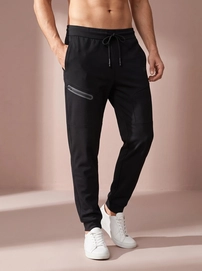 Tennisbroek Sjeng Sports Men Oswin Black Regular Fit
