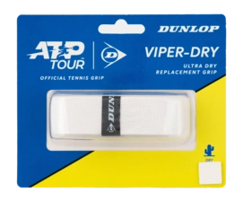 Tennisgrip Dunlop ATP Viper-Dry Replacement Grip Blister White