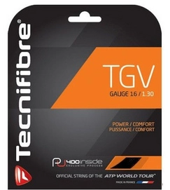 Tennis String Tecnifibre TGV 1,30 Black (Pu)