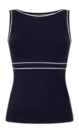 Tennisjurk House of Gravity Women Divine Tank Top Deep Blue X White