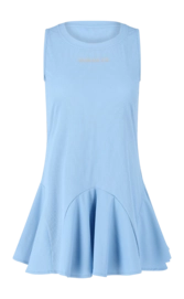 Tennisjurk Osaka Women Baseline Rib Silver Lake Blue Atletische fit