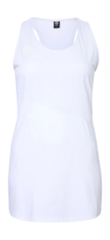 Tennisjurk The Indian Maharadja Women 2 Piece Jacquard Dress Bright White Tweedelig